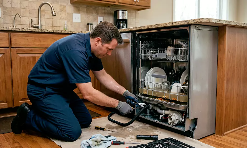 Dishwasher Not Draining Repair in Lynn, MA