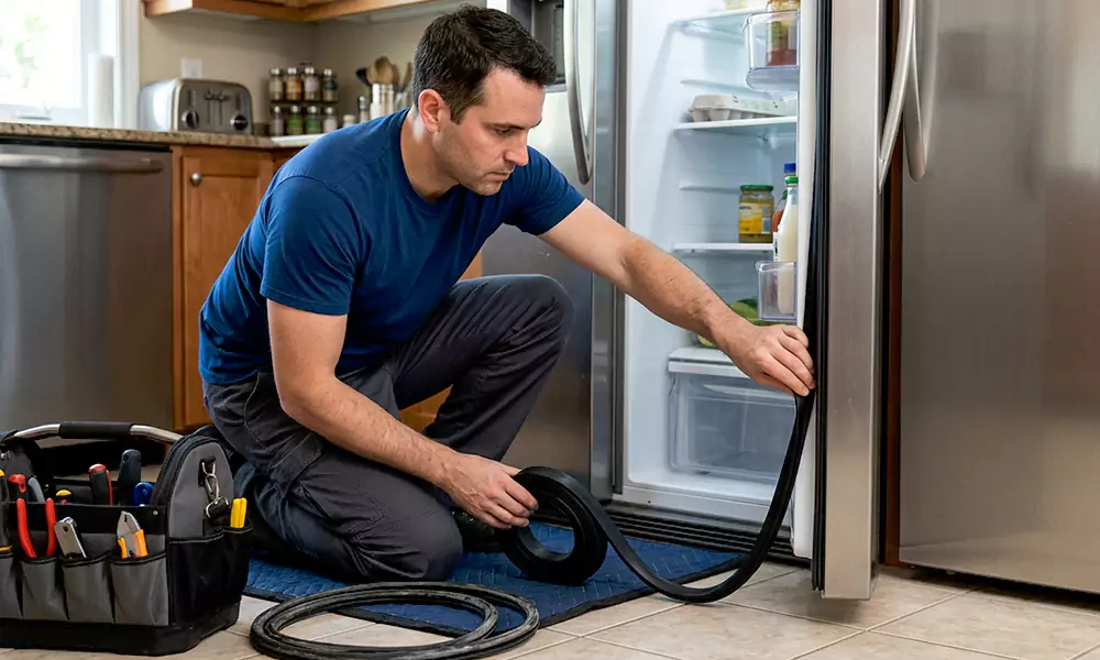 Refrigerator Door Seal Replacement